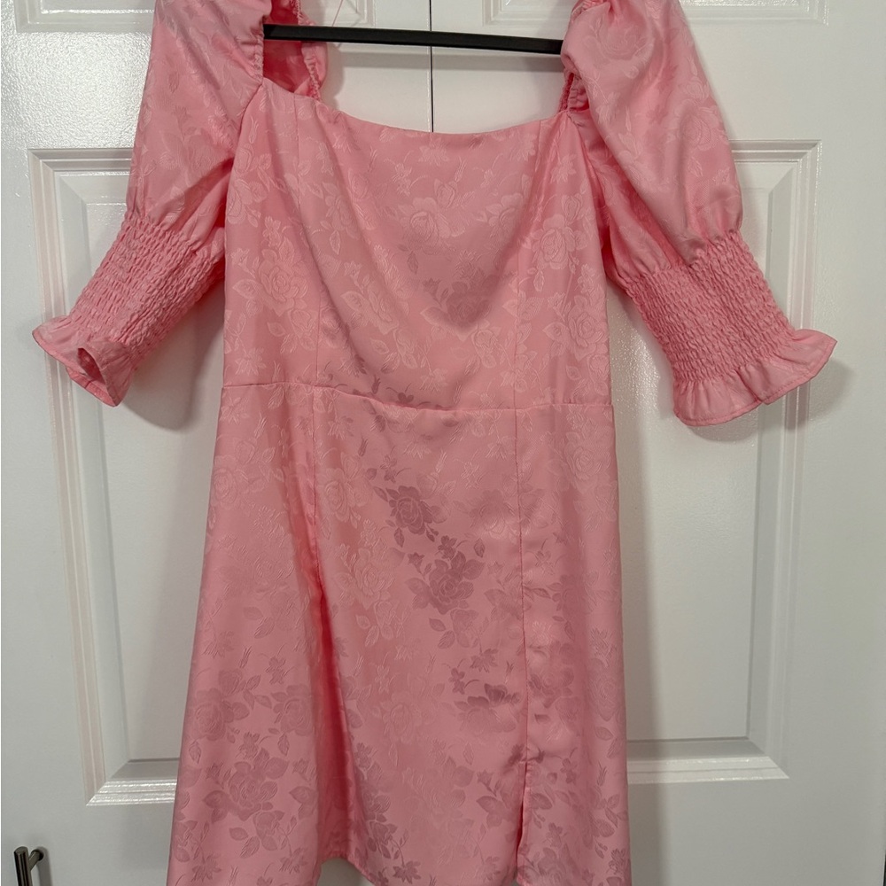 Francesca's Collections Blush Floral Dress